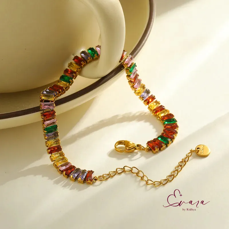 Multicolor Tennis Bracelet