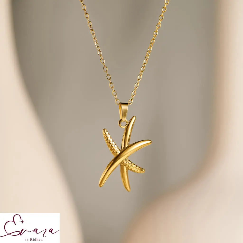 Gilded Sea Star Necklace