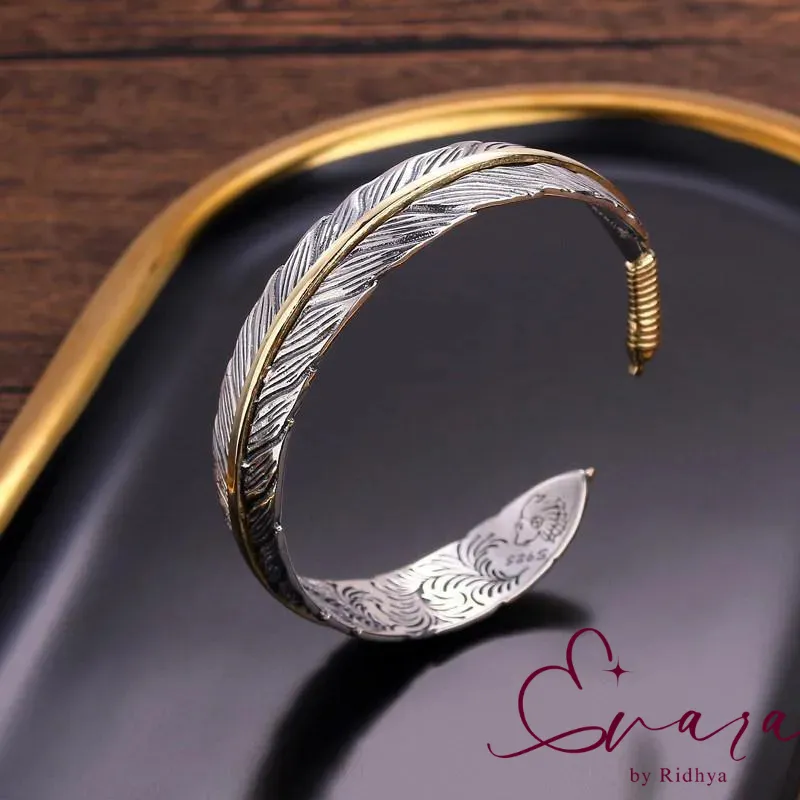 Golden Feather Cuff
