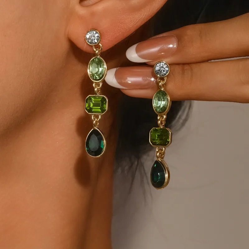 Green Harmony Earrings