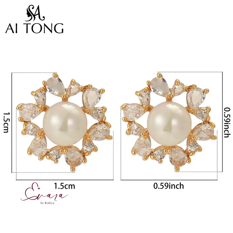 Pearl Blossom Stud