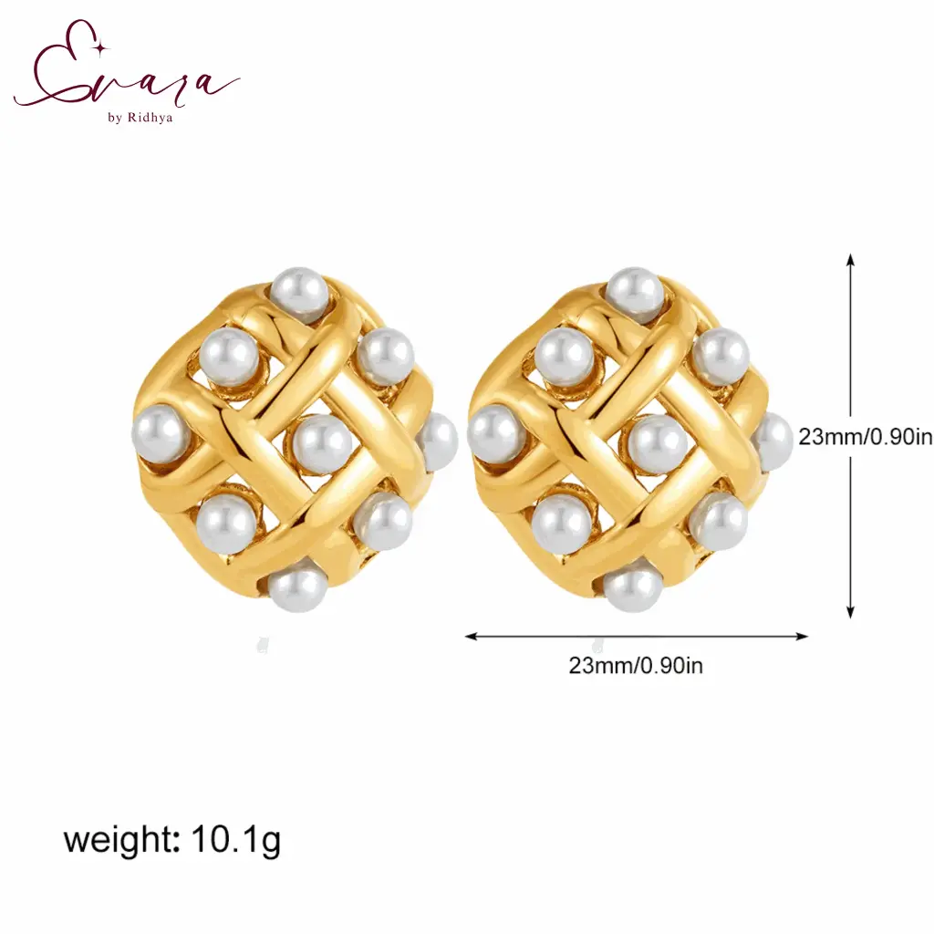 Crown Weave Studs