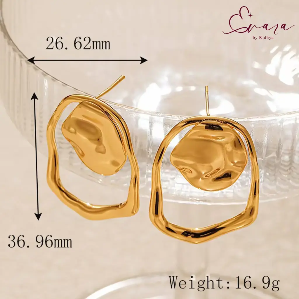 Liquid Gold Hoops
