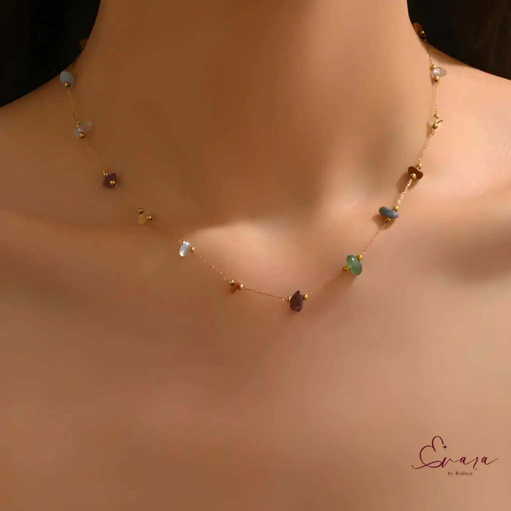 Whispering Gemstone Necklace