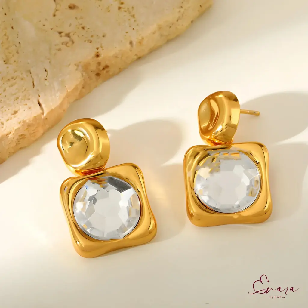 Radiant Square Earrings