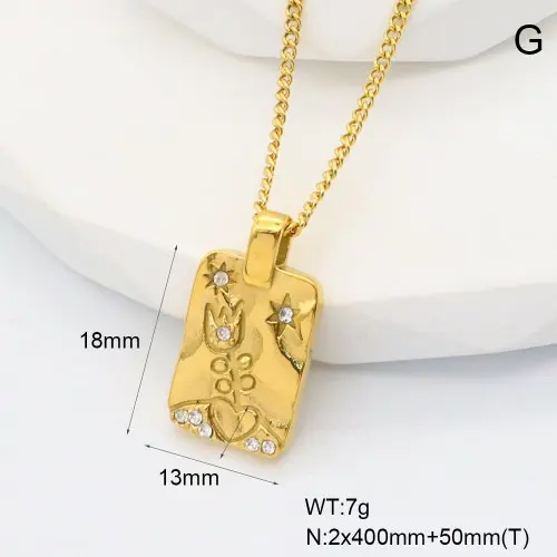 White Stone Necklace