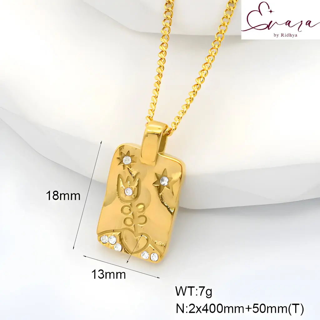 Celestial Bloom Pendant Necklace