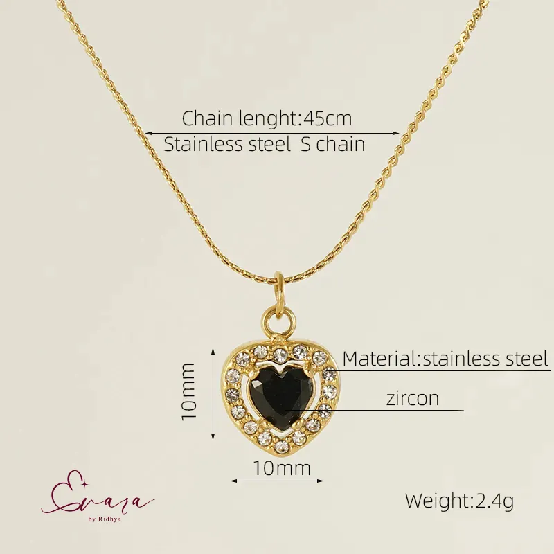 Eternal Crystal Heart Necklace