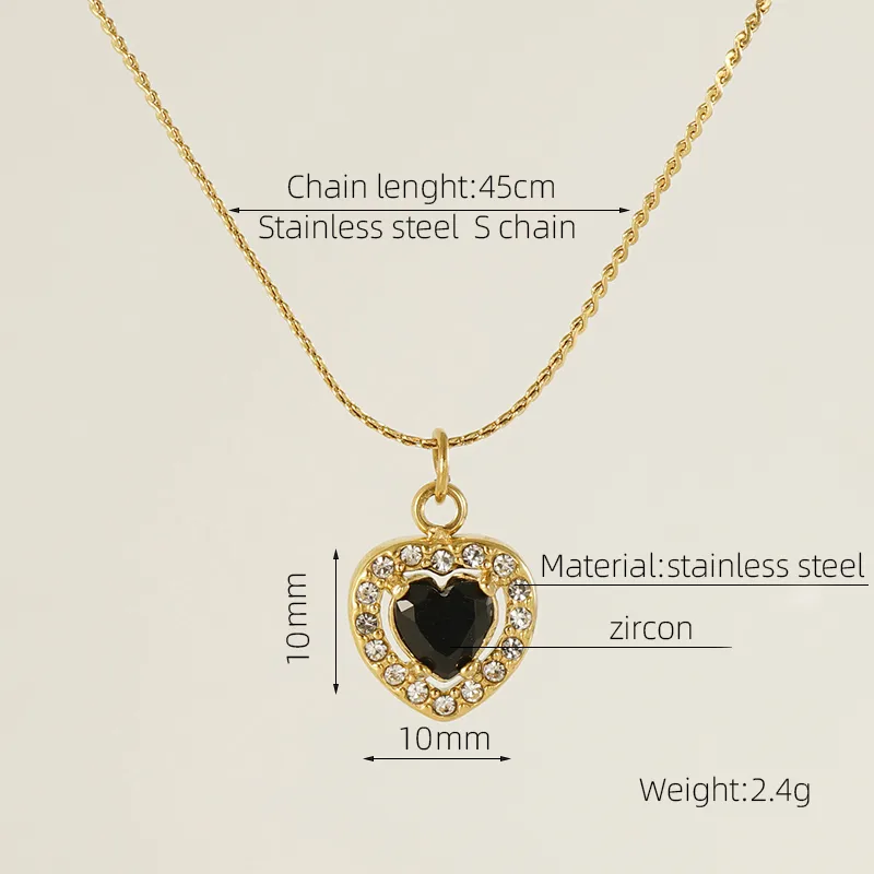 Eternal Crystal Heart Necklace