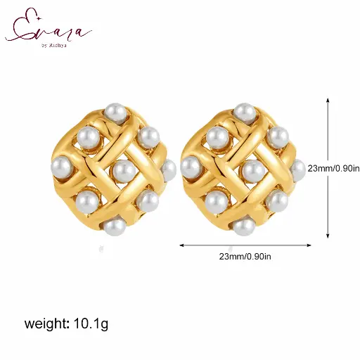 Crown Weave Studs