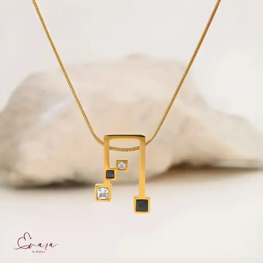 Cubist Chord Necklace