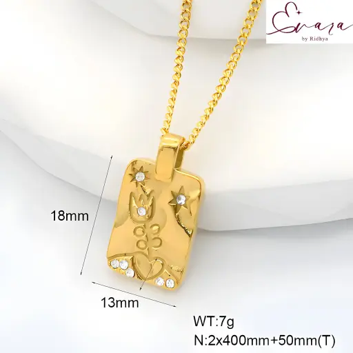 Celestial Bloom Pendant Necklace